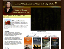 Tablet Screenshot of conniechastain.com